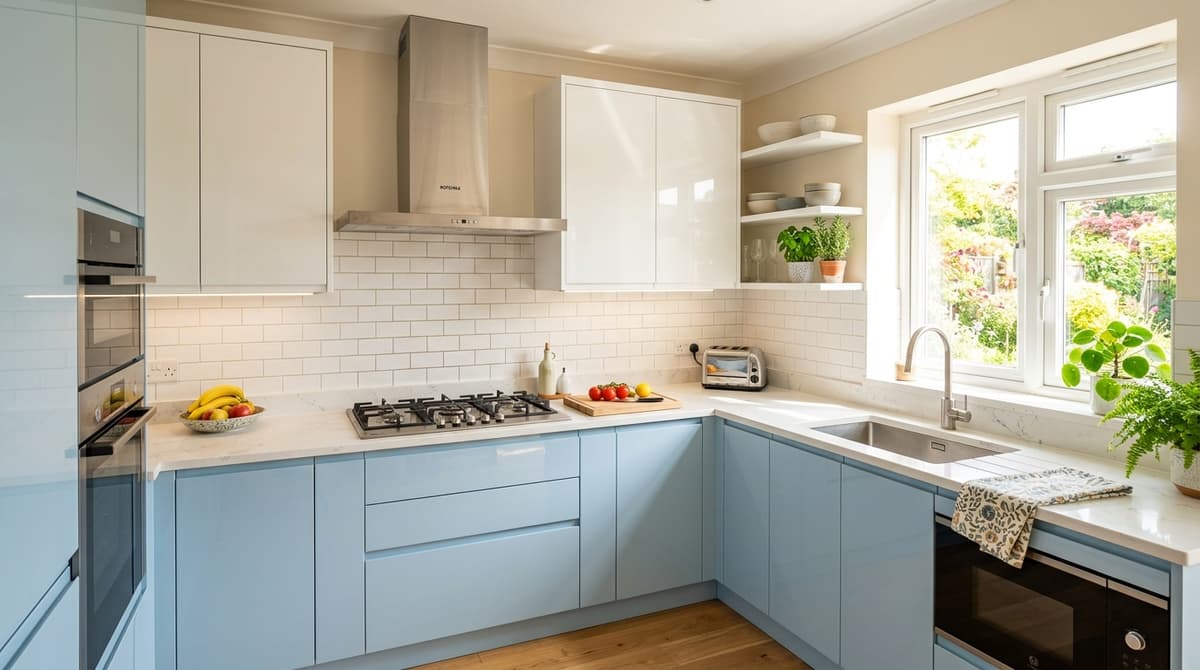 Luxury L-Shape Modular Kitchen