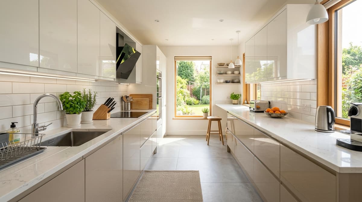 Parallel Kitchen — Acrylic Finish